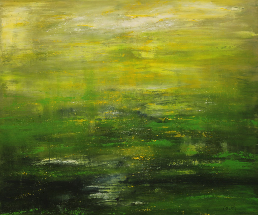 GRÜN | Acrylmischtechnik | 120cm x 100cm | verkauft