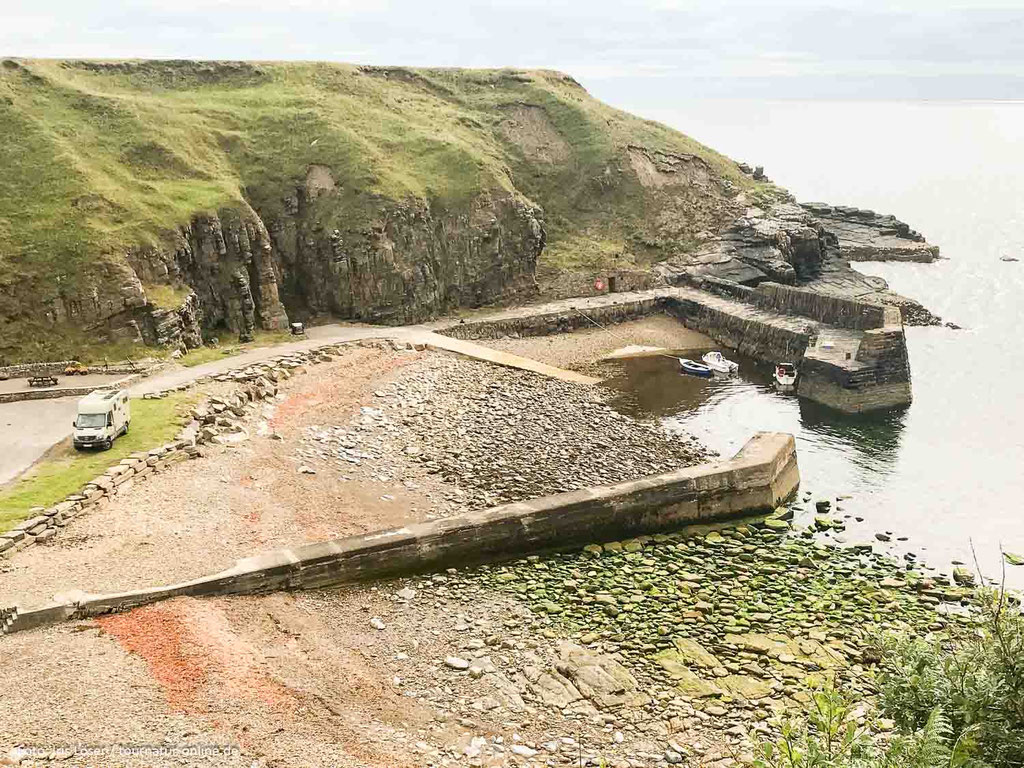 Latheronwheel: Picknickplatz am kleinen Hafen 