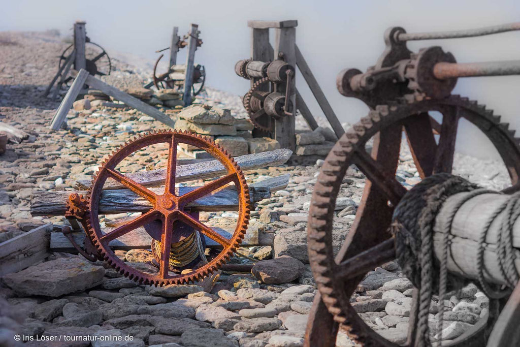 Viele der alten Seilwinden sind aber nicht mehr in Betrieb