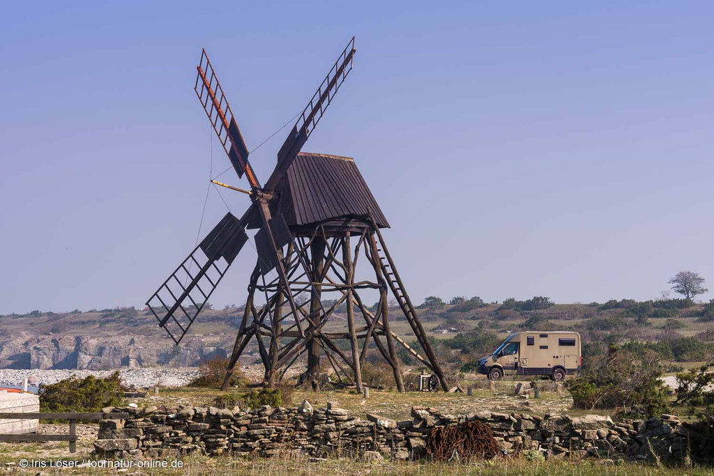 Direkt neben der Schleifmühle gibt es einen kleinen Parkplatz.