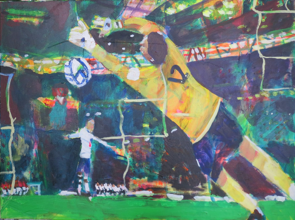 Fußball 8, 60x80, acrylic on canvas