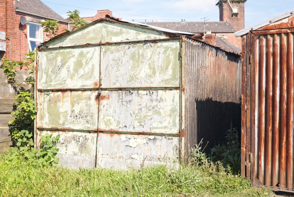 Peeling Garage