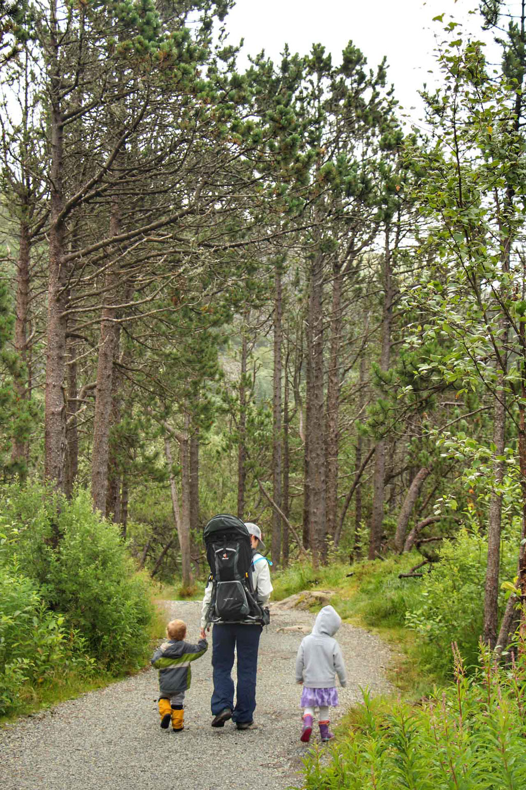 Hiking with kids in Bergen Norway