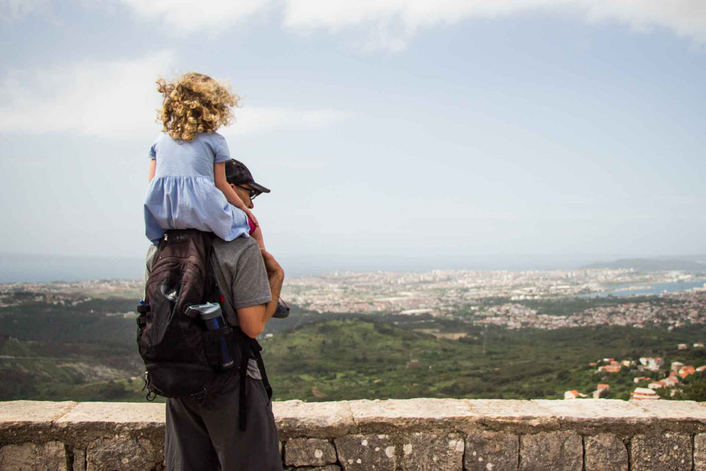 View from Klis Fortress with Kids