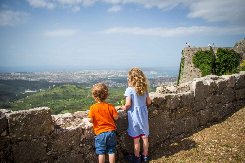 View of Split from Klis Fortress