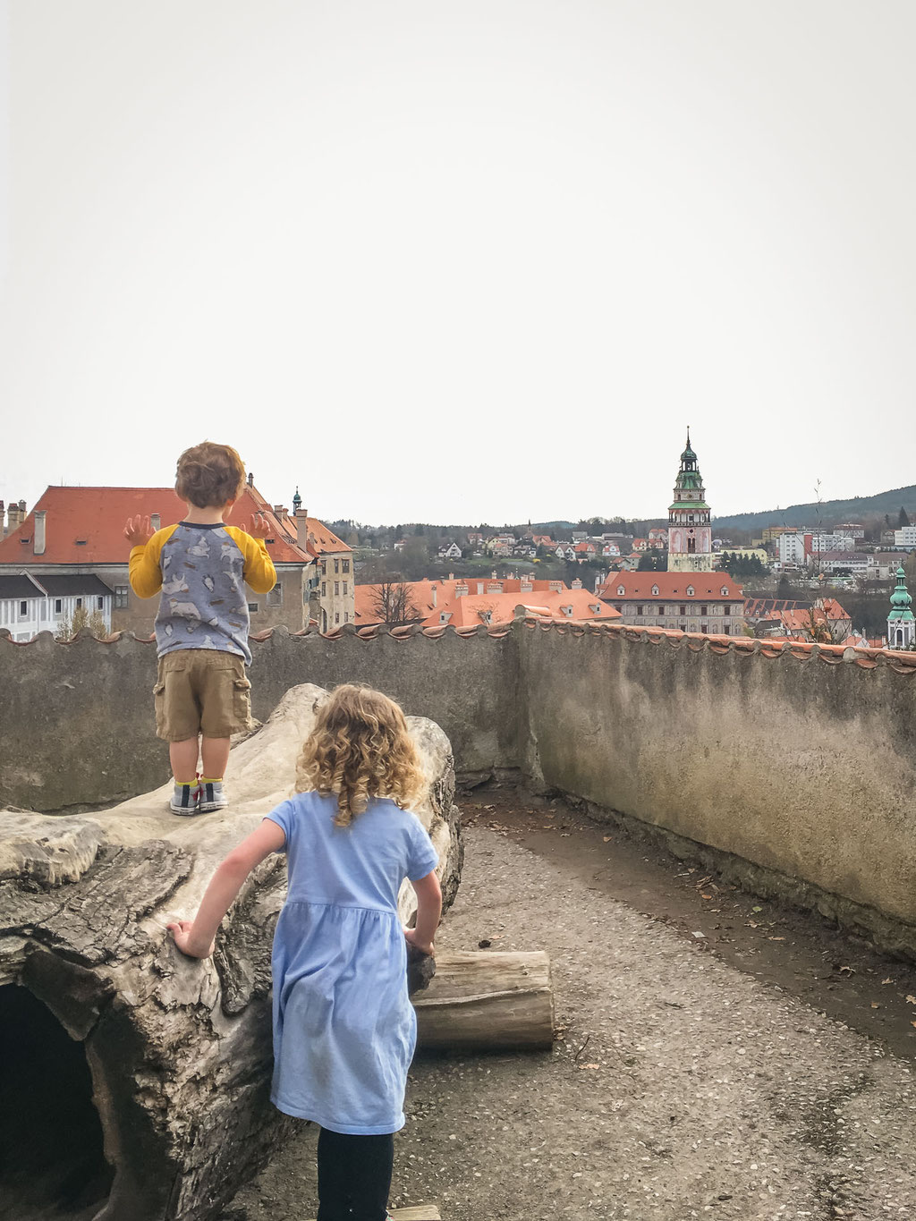 what to do in Cesky Krumlov with kids - explore the Castle Gardens