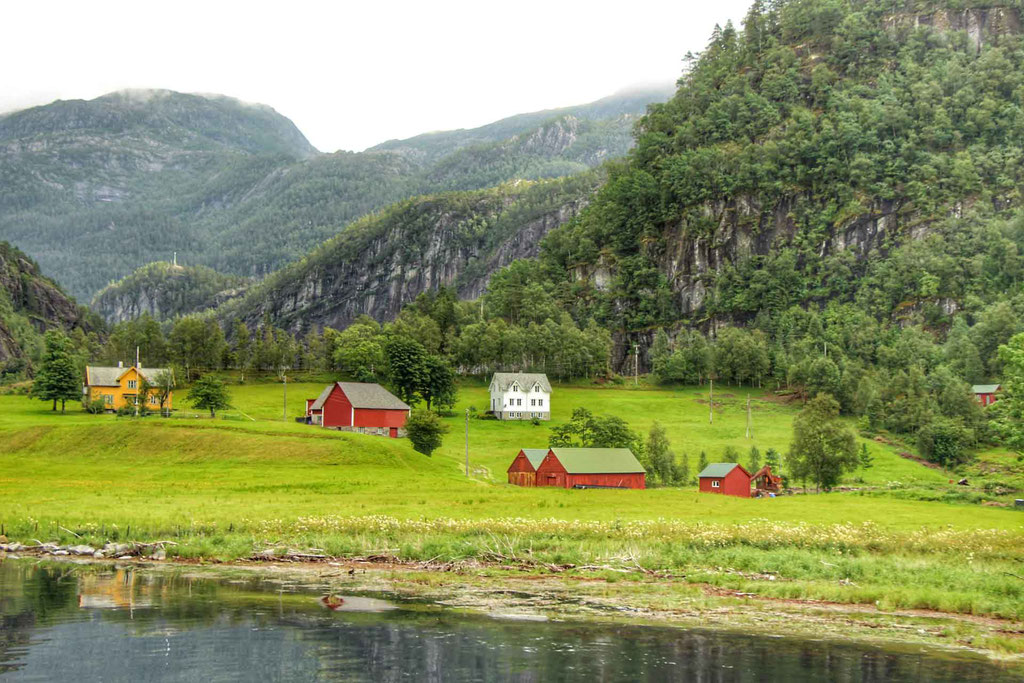 Fjord Tour to Mostraumen from Bergen Norway with kids