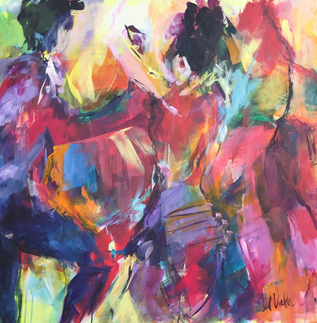 Dance III, Acryl auf Leinwand, 100 x 100 cm (nicht verfügbar)