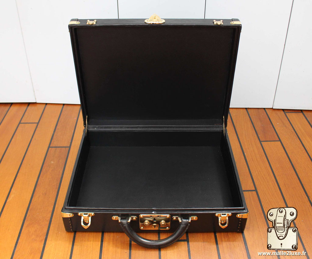 Valise président Louis Vuitton cuir epi noir superbe