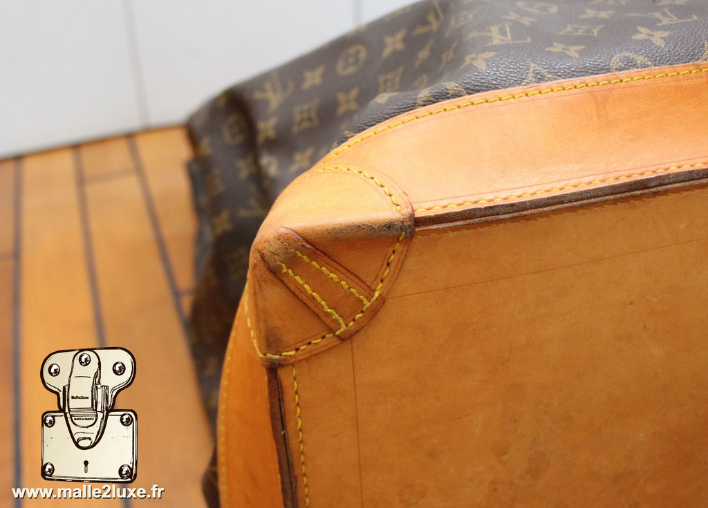 Louis Vuitton Steamer Bag 55 cm vintage - M41124 coin cousu a la main sac malletier 