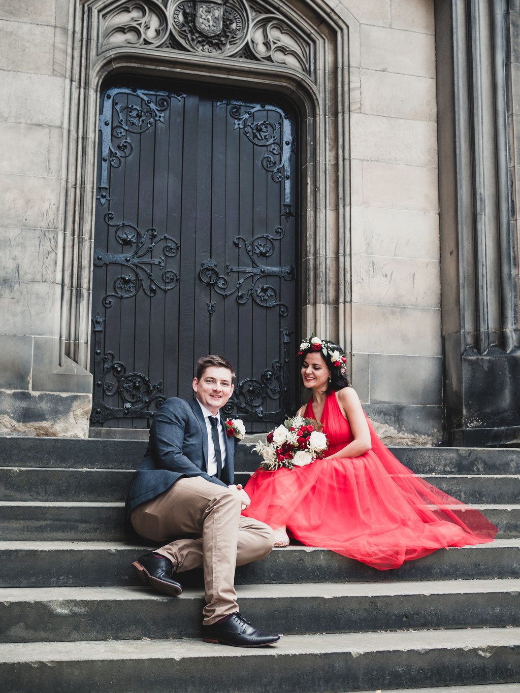 wedding photographer edinburgh reportage