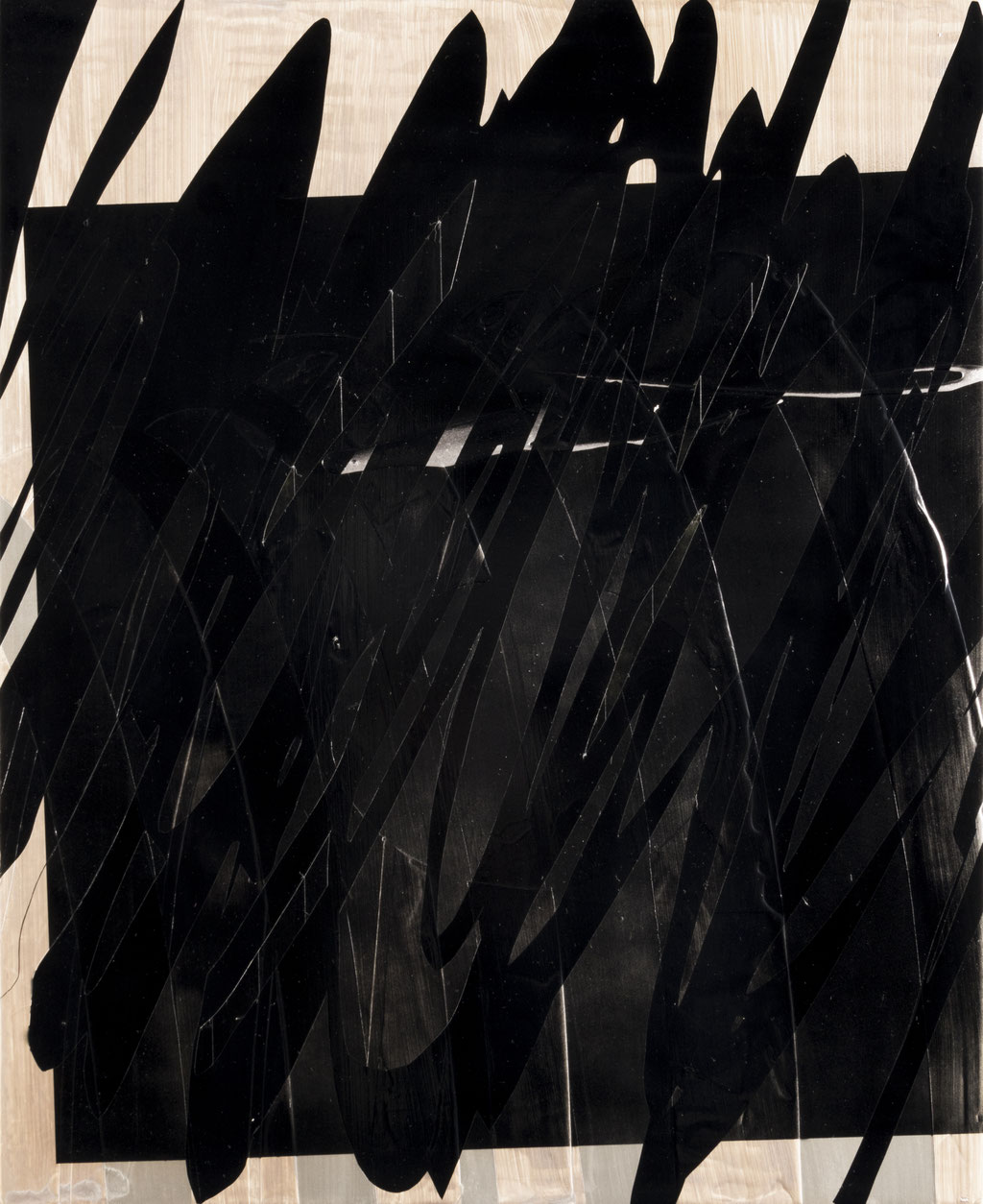 no title/2017/H652xW530xD50mm/wood panel,cotton cloth,acrylic,splay/photo by Saki Maebata