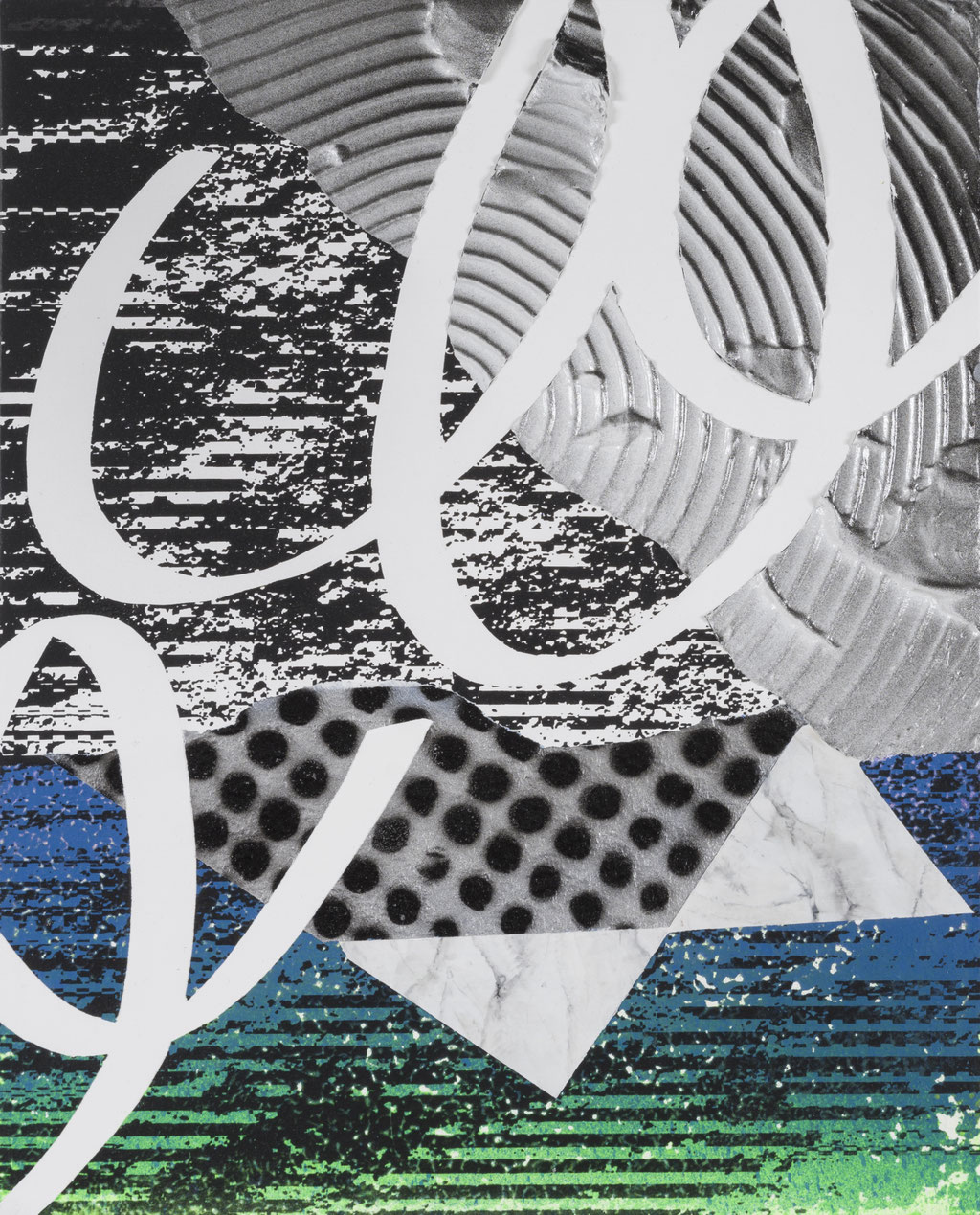 Ripples(3)/2019/H273xW220xD50mm/wood panel,cotton cloth,acrylic,splay/photo by Saki Maebata