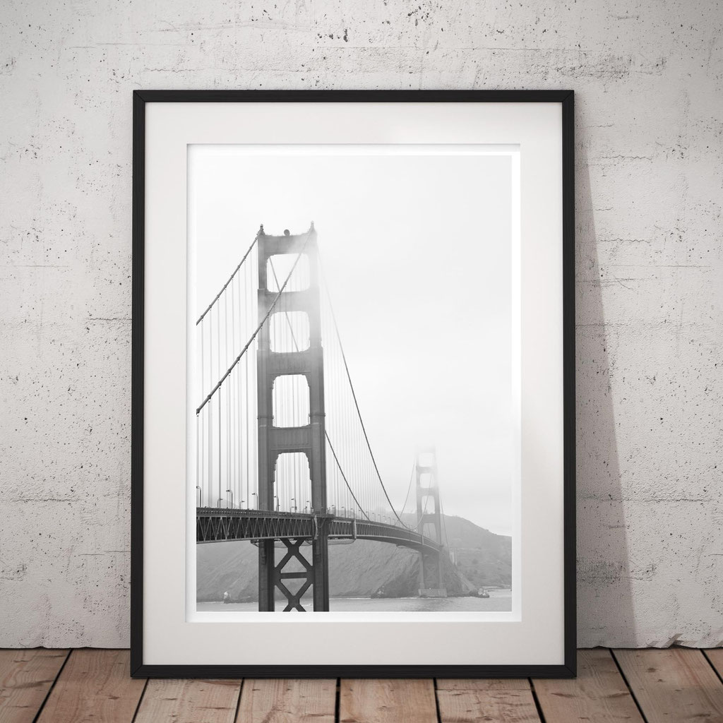 Golden Gate Bridge Art Print By PASiNGA