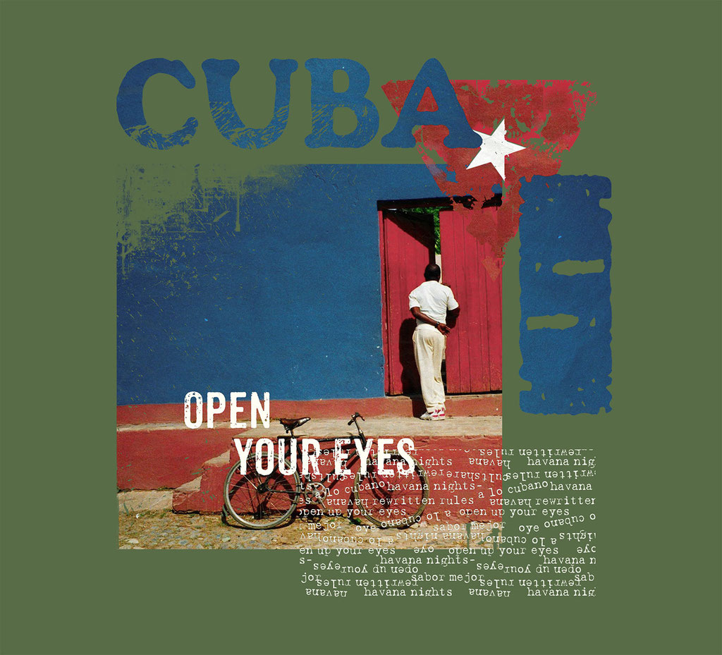graphic with man standing in front of a door