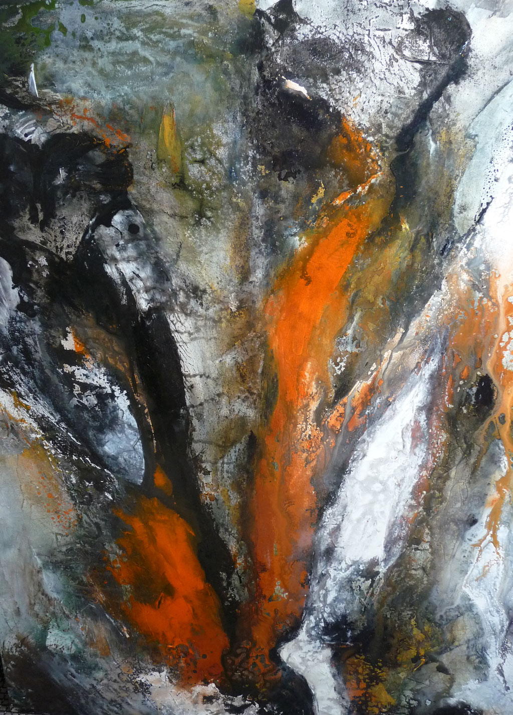 Acryl-Mischtechnik, Format 120x100 Privatbesitz