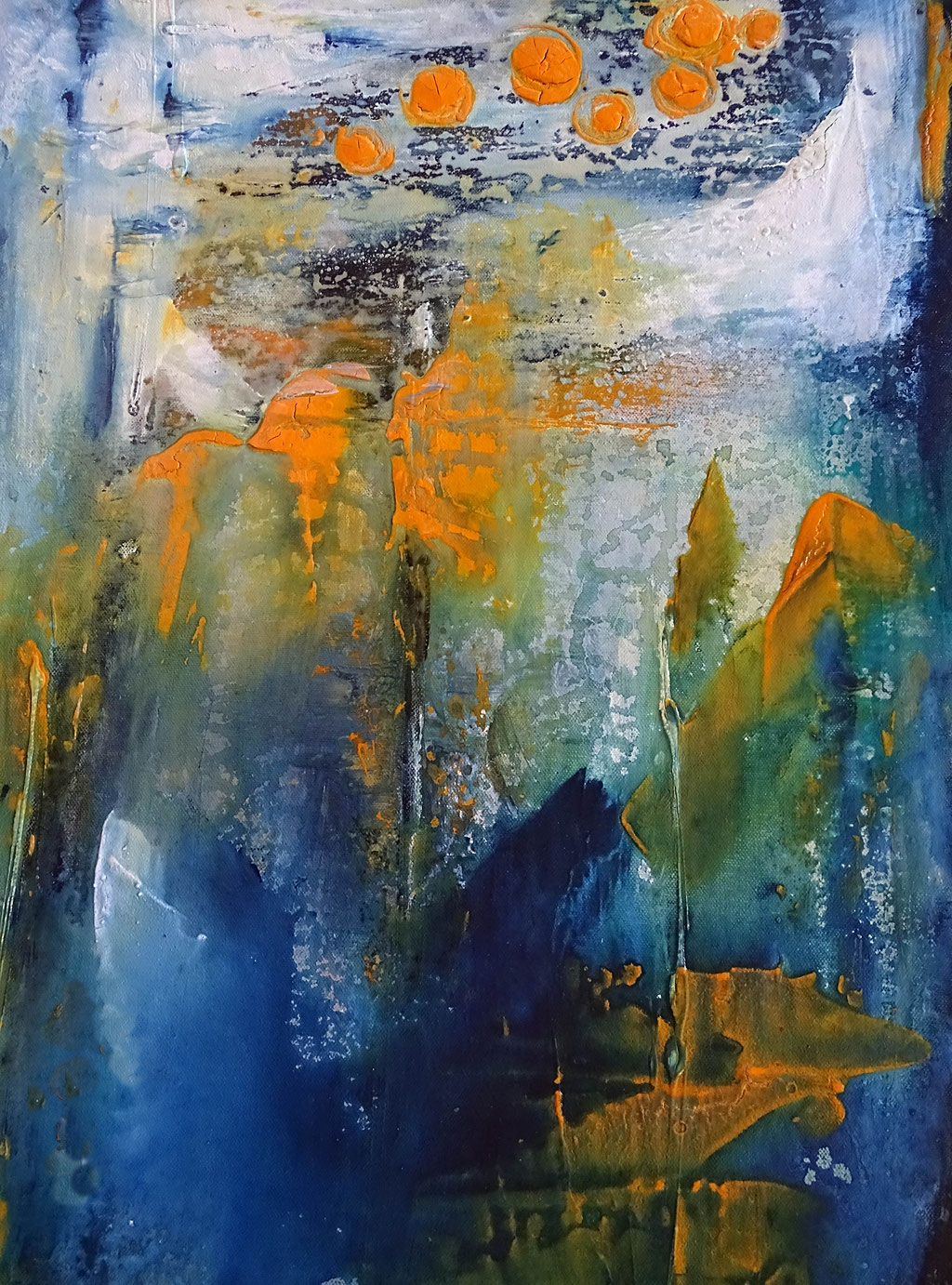 Acryl-Mischtechnik, Format 70x50