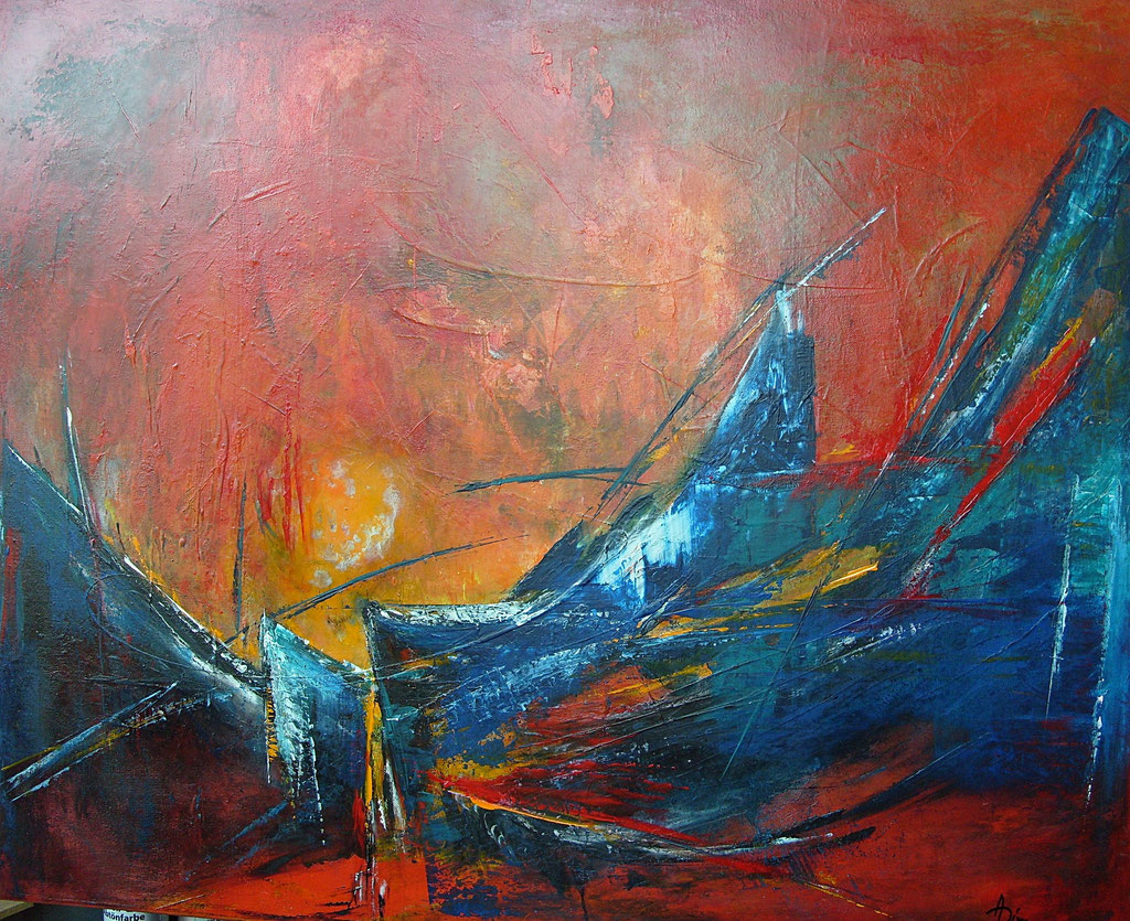 Acryl-Mischtechnik, Format 100x80, Privatbesitz