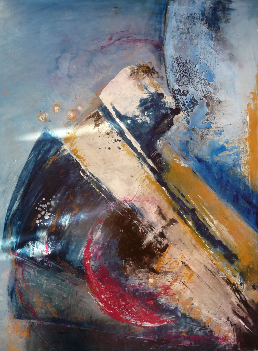 Acryl-Mischtechnik, Format 100x80