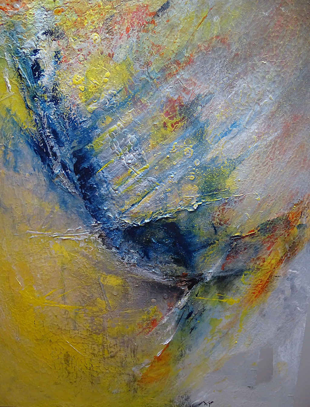Acryl-Mischtechnik, Format 100x80