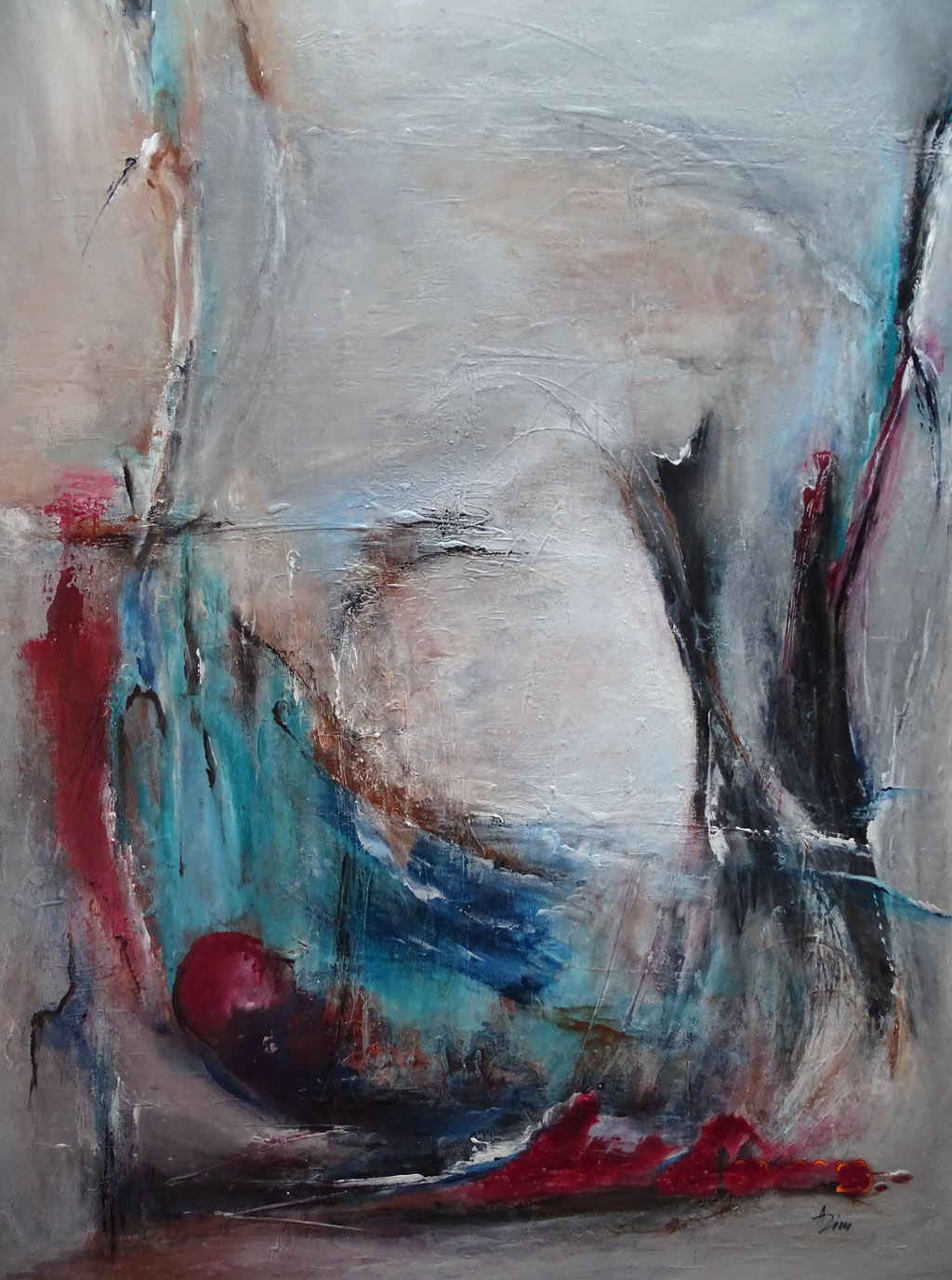 Acryl-Mischtechnik, Format 100x80