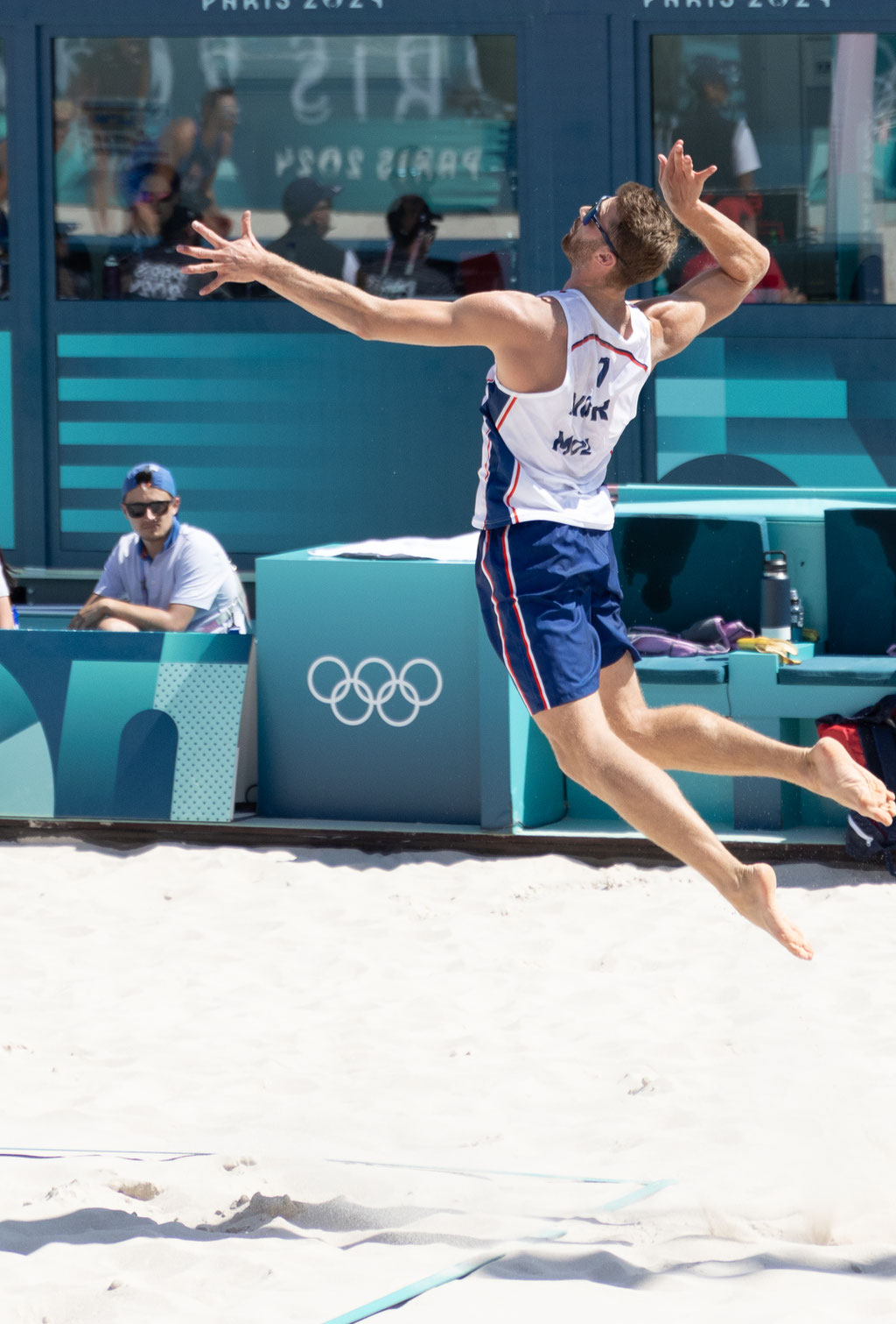 Men's Beachvolleyball Rnd of 16 - USA vs. Norway