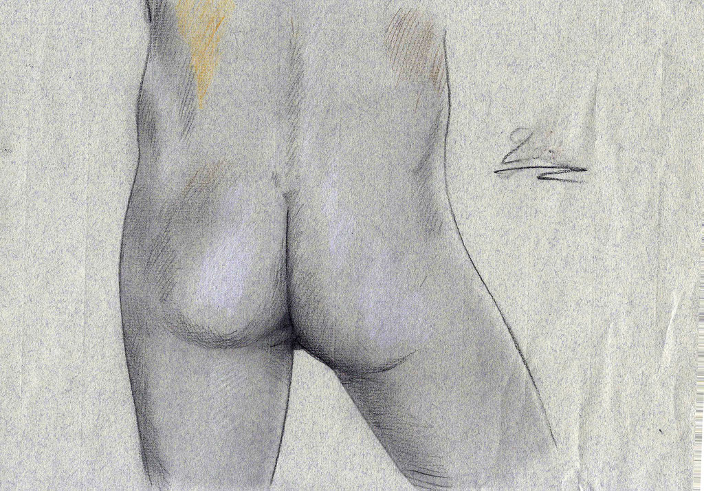 Männerrückseite, 2000