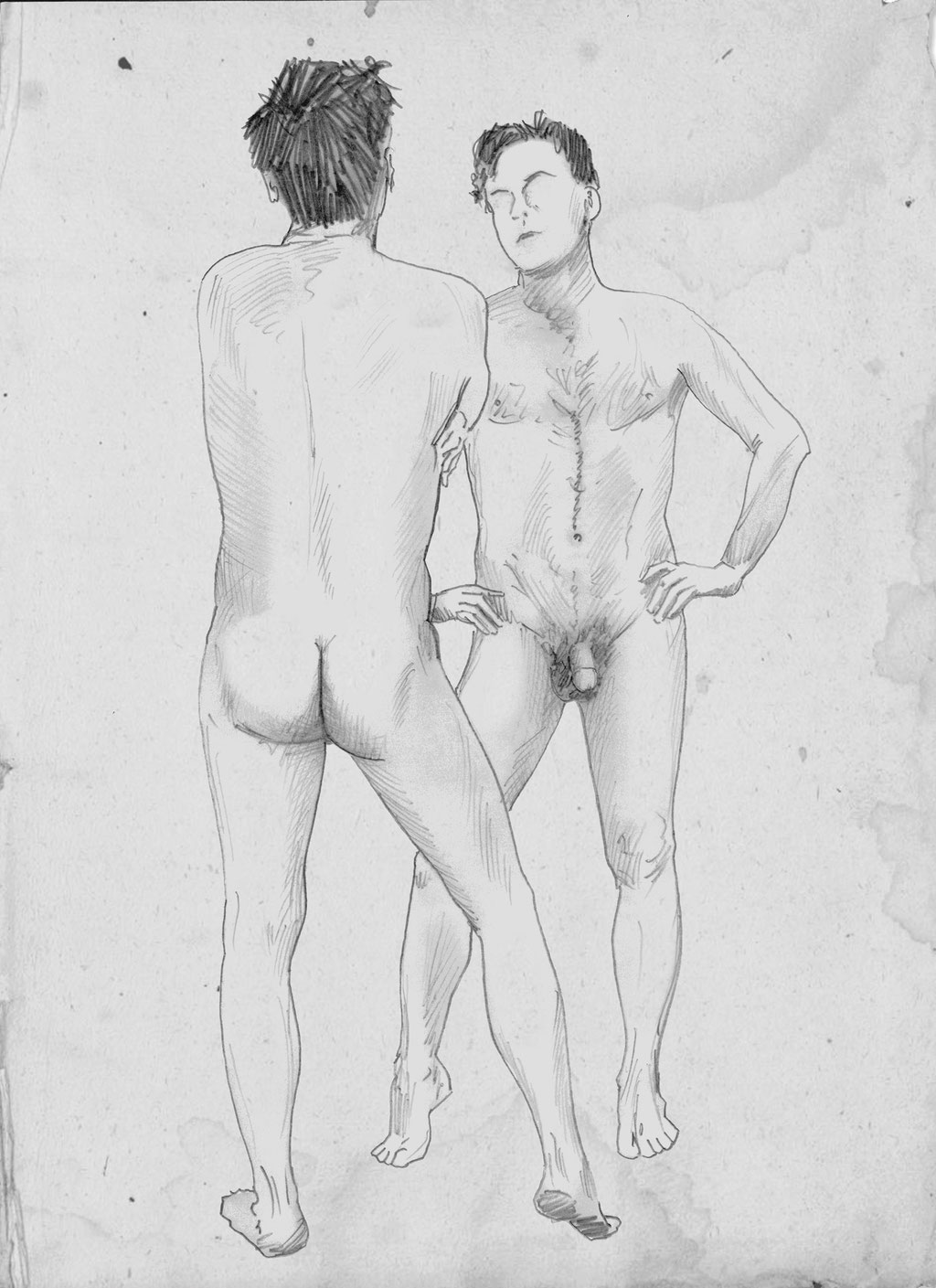 Skizze, Nachdenken über mich selbst, 2013