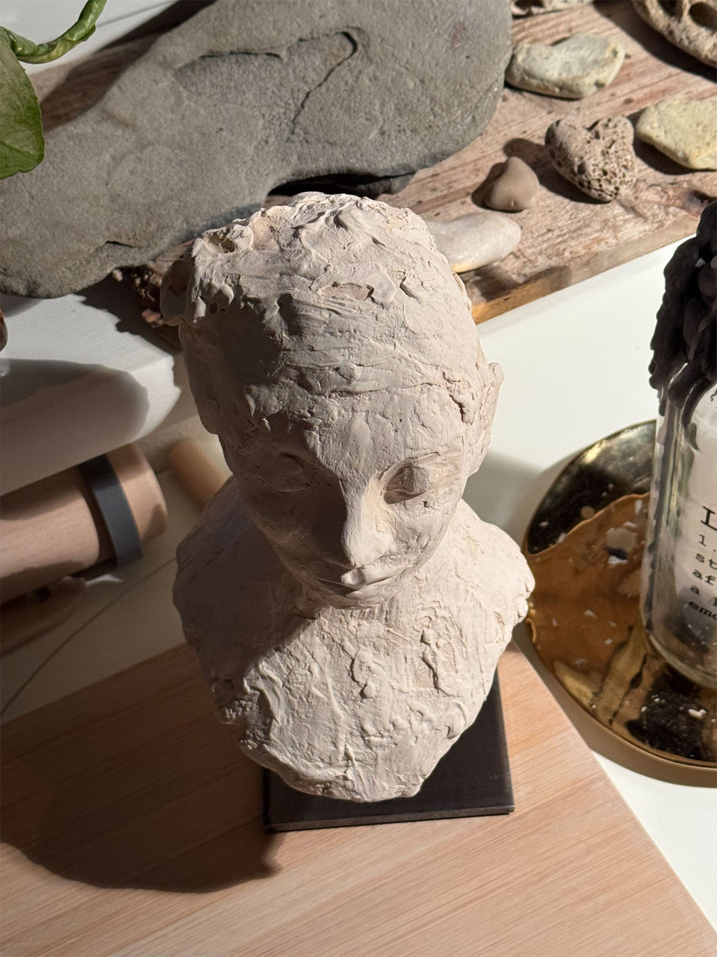 Skulptur Buddha Keramik