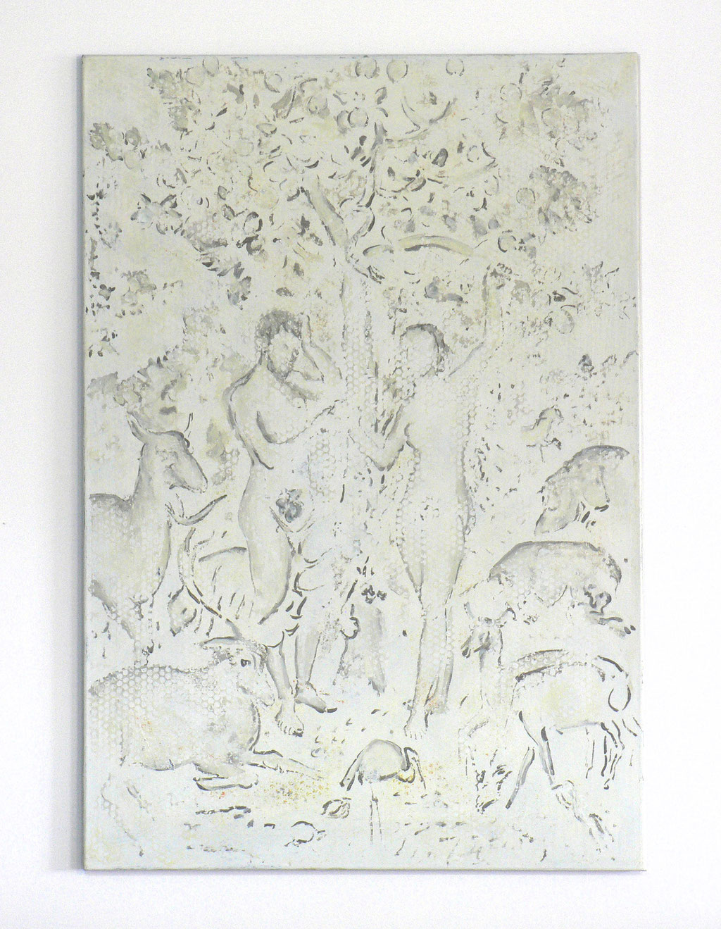 BERND IKEMANN «lupo_adameva», 2017, Öl / Leinwand, 130 x 95 cm
