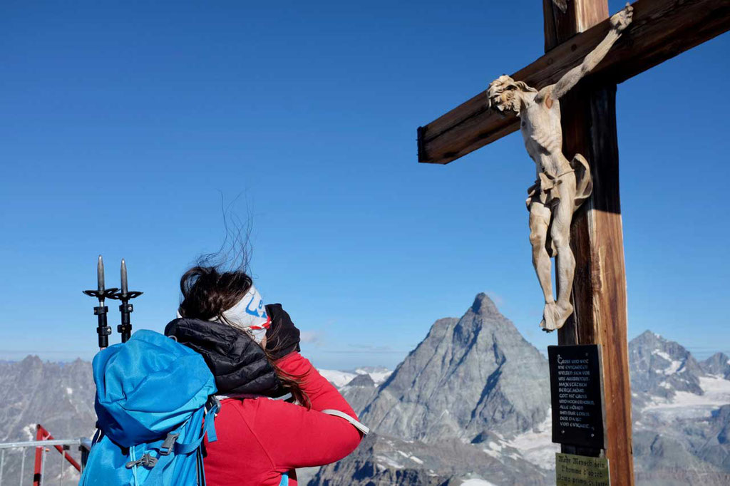 Kreuz auf dem Klein Matterhorn