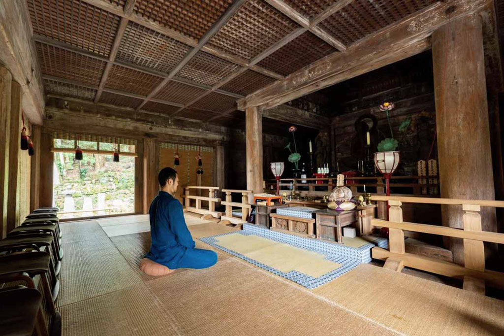 Sitzmeditation Fukiji-Tempel
