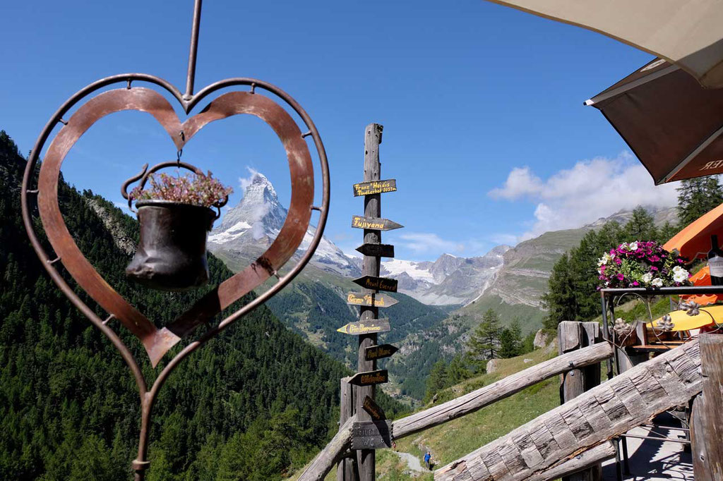 Auf dem Gourmetweg Zermatt