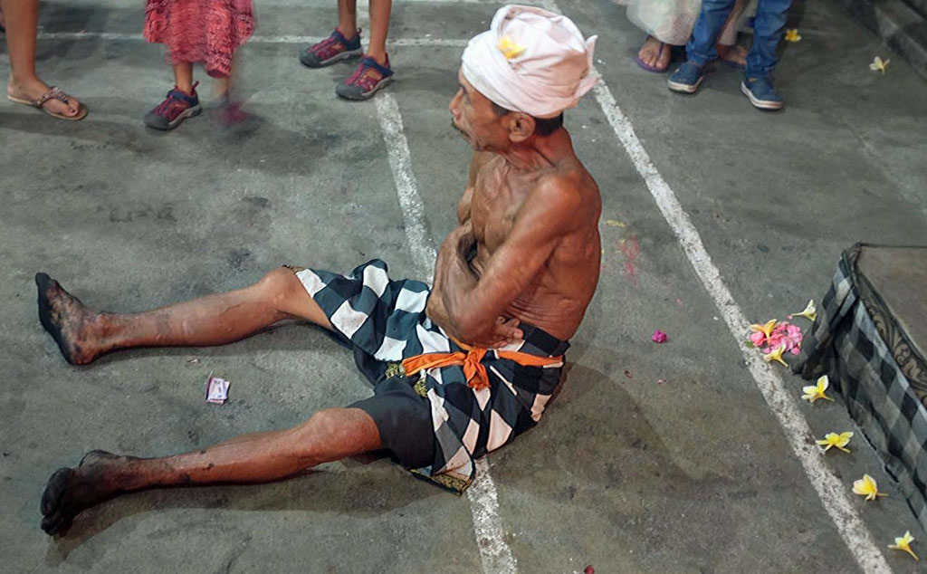 Kecak Feuertänzer in Ubud