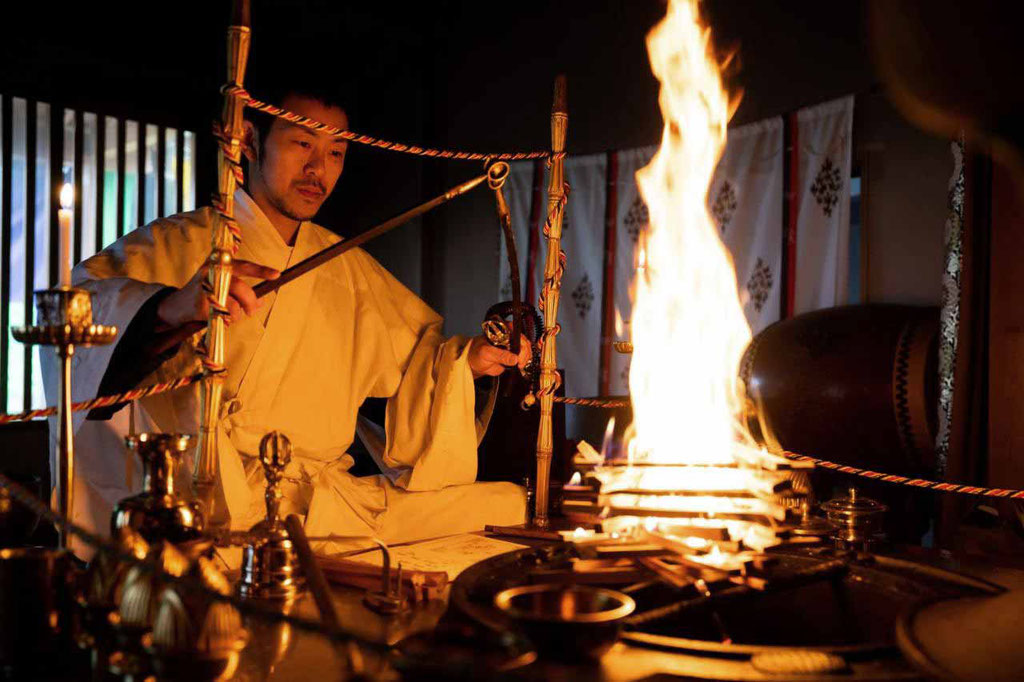 Morgenmeditation Fukiji-Tempel