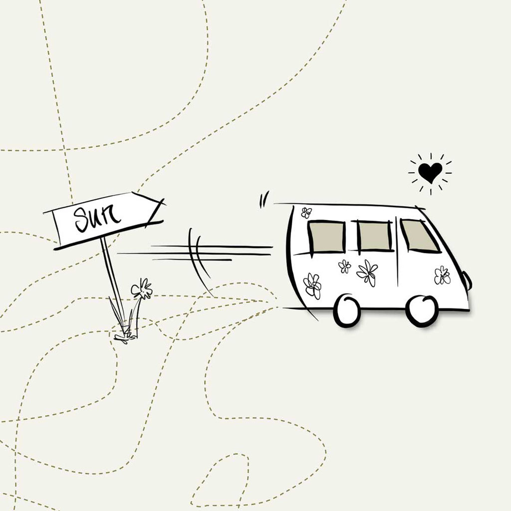 Illustration für das Buch Solo Van Life