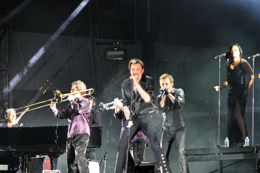 Johnny Hallyday et ses musiciens - Lyon - Juin 2012 © Anik COUBLE