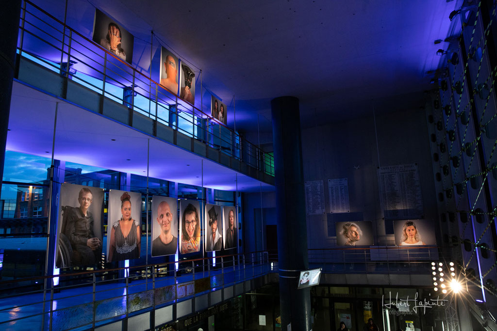 Exposition à la Faculté des sciences juridiques, politiques et sociales de Lille.