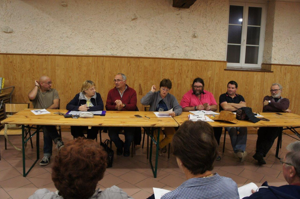 De gauche à droite : Frédéric Deguilhem, Pascale Bré, Madjid Mammar, Françoise Ressouches, Patrick Brosseron, Fabrice Moreau et Eric Rondeaux.