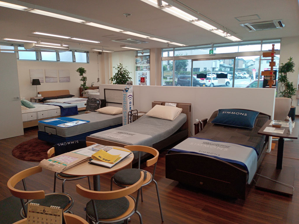 シモンズ北関東ショールーム