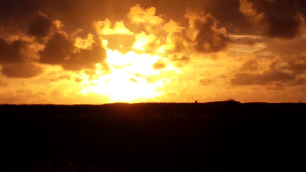 Schon wieder geht die Sonne unter