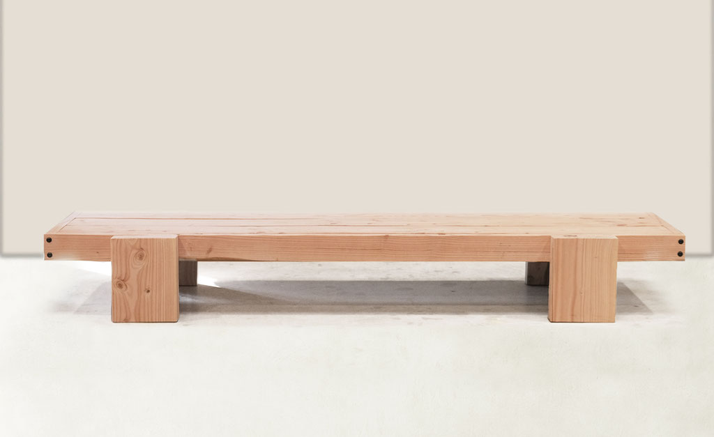 table basse bois d'extérieur made in france