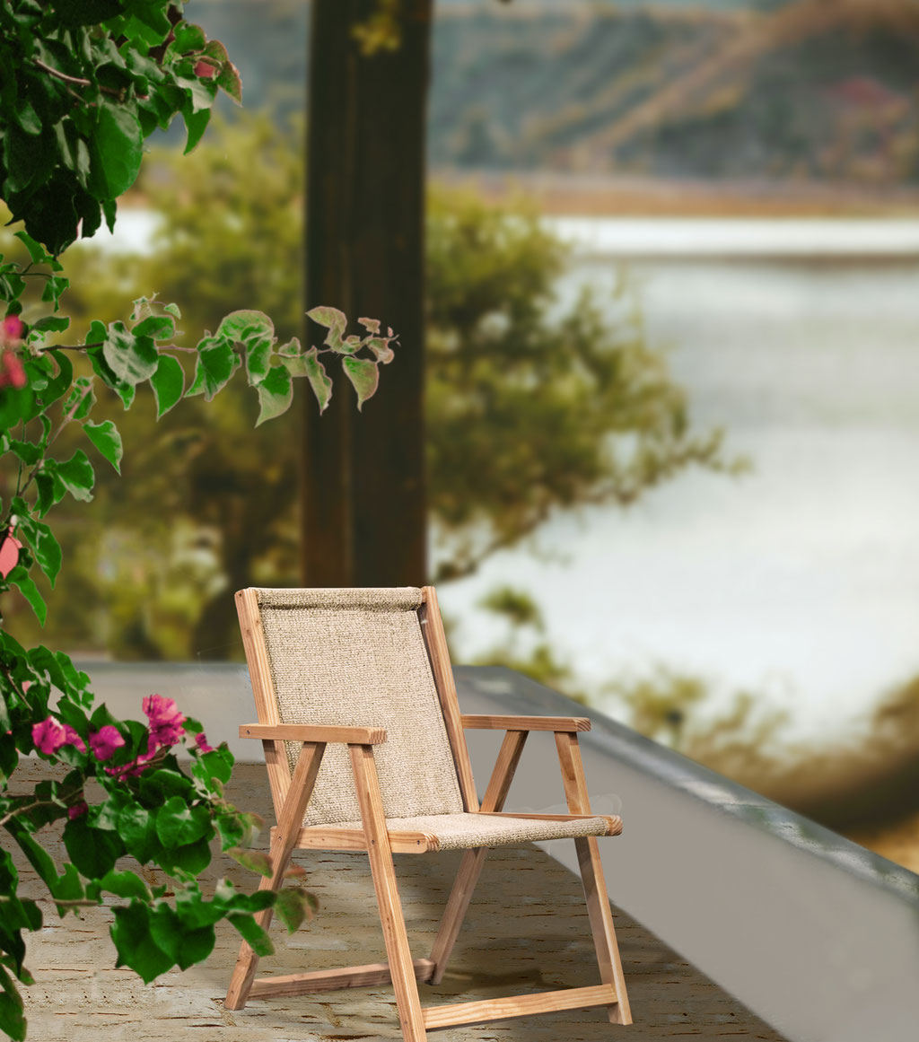 fauteuil d'extérieur bois made in france