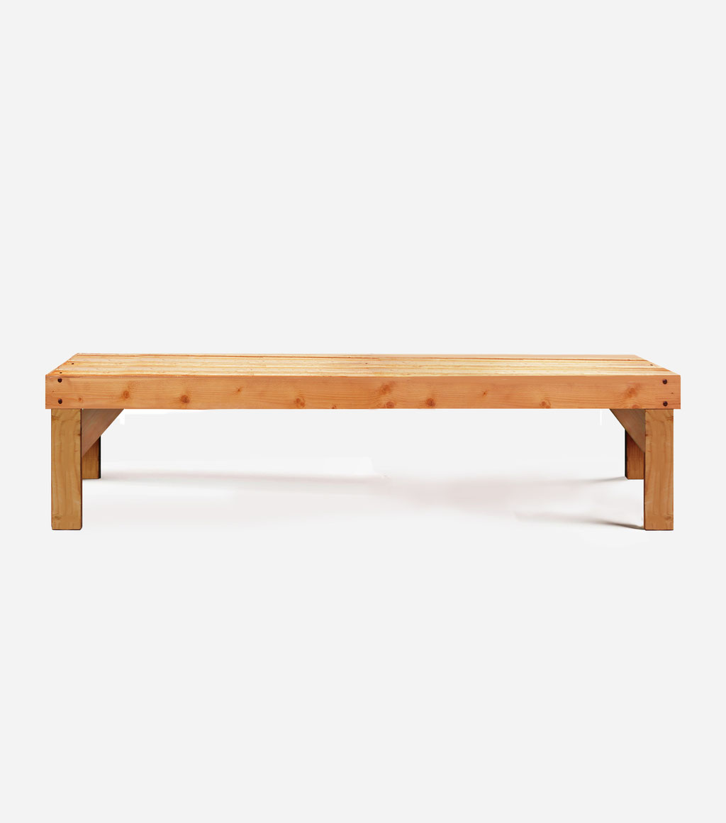 banquette d'extérieur bois made in france