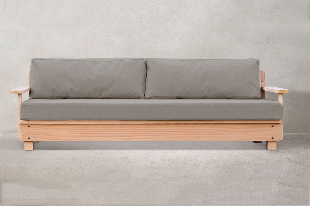 canapé de jardin bois douglas made in france