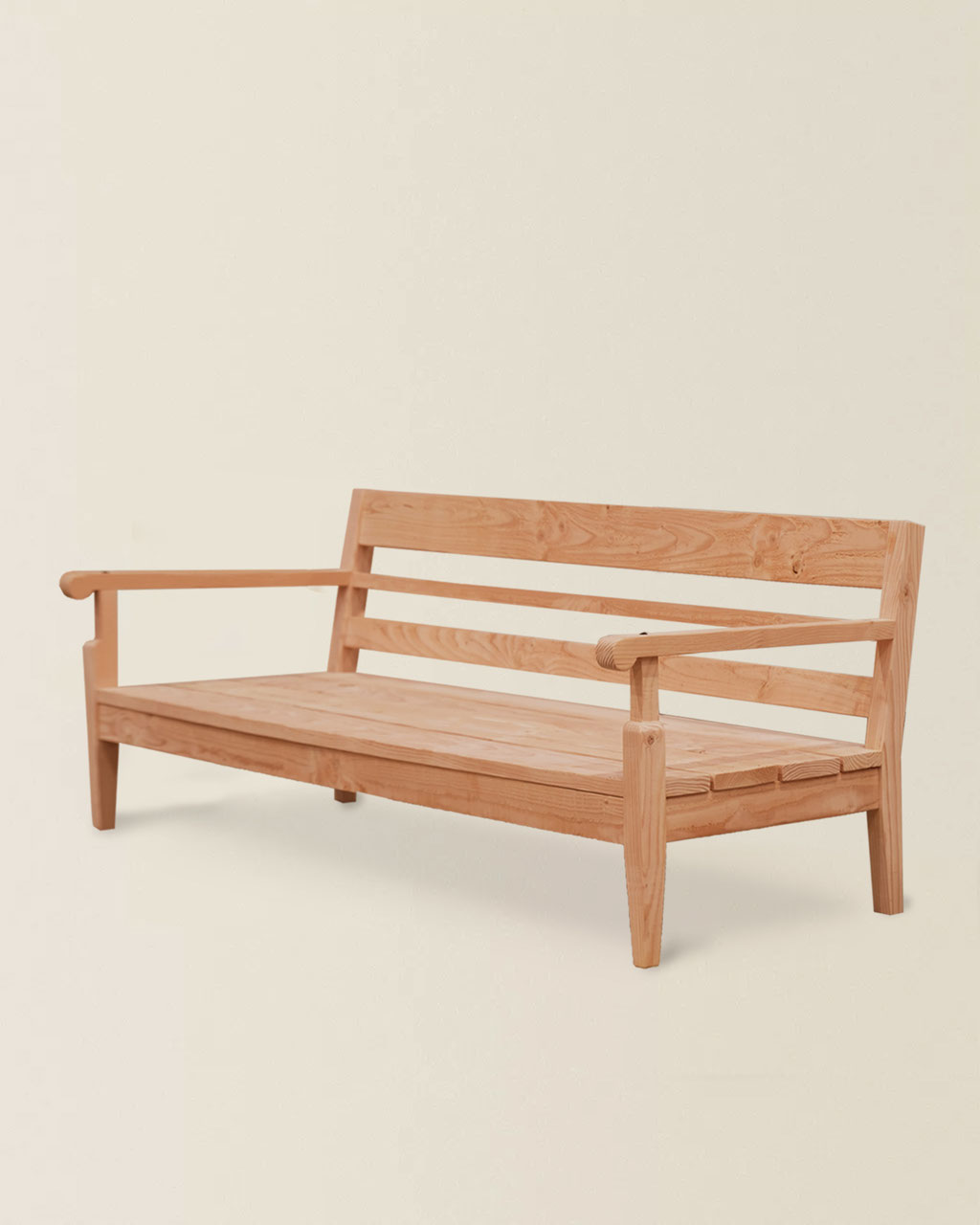 canapé de jardin bois douglas made in france