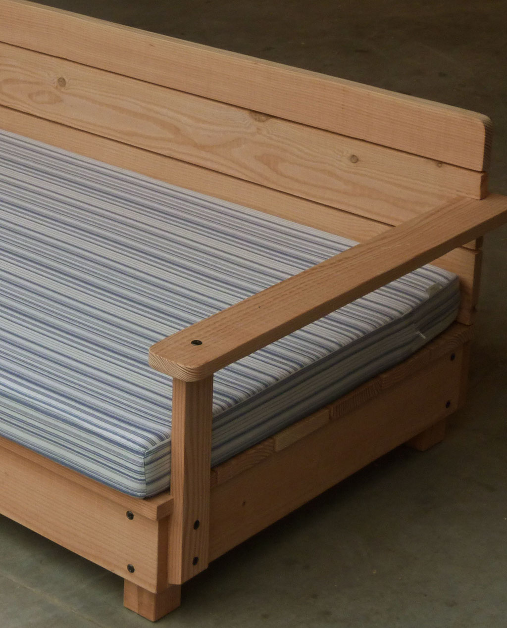 canapé de jardin bois douglas made in france