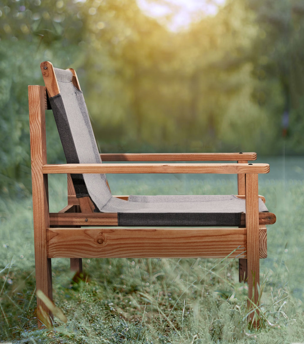 fauteuil d'extérieur bois made in france