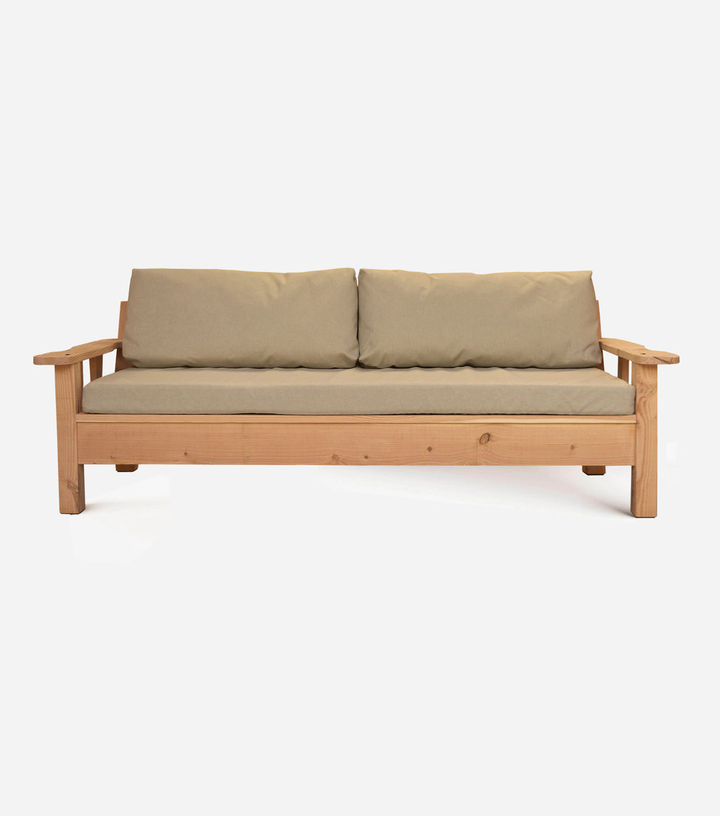 canapé de jardin bois douglas made in france