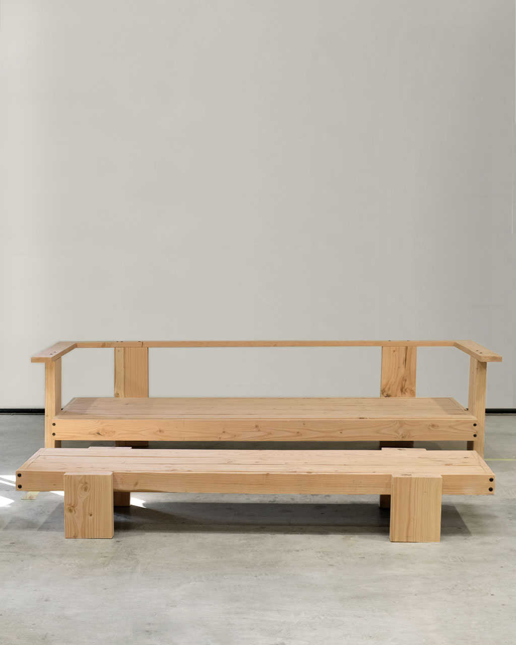 canapé de jardin bois douglas made in france